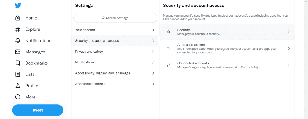 Twitter User must have a verified phone number on file prior to submitting application